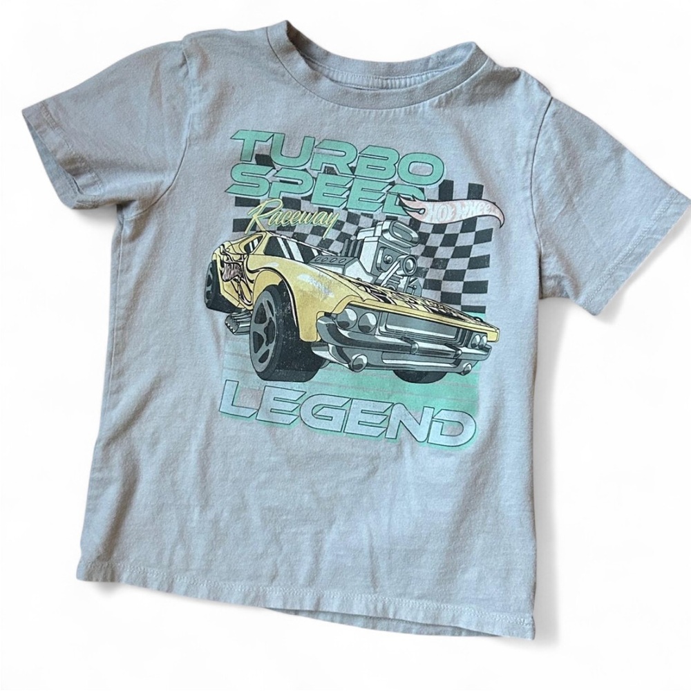 Tucker + Tate Hot Wheels Gray Graphic T-Shirt